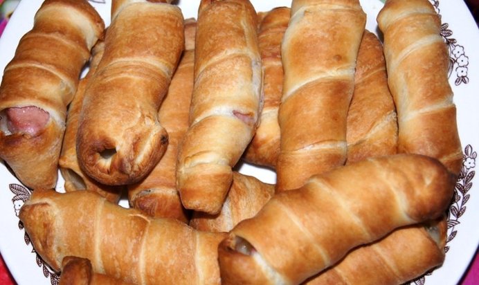 Сосиски в аэрогриле