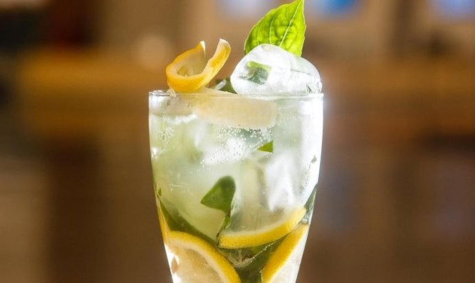 Огуречно-базиликовый лимонад