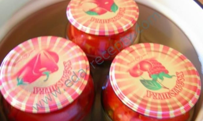 Салат из помидор «Зимний»