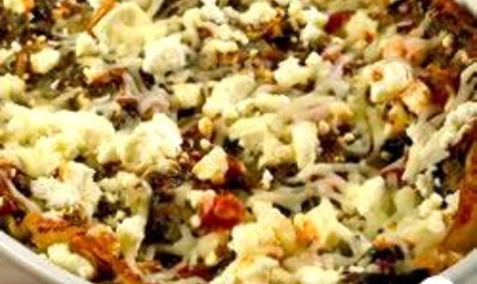 Лазанья с артишоком и шпинатом