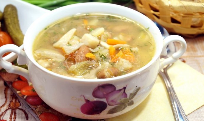 Салат из соленых грибов