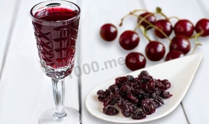 Вино из вяленой вишни