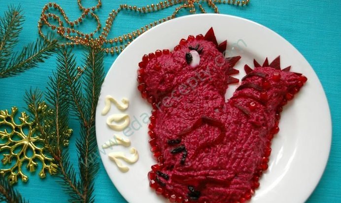 Салат Дракон