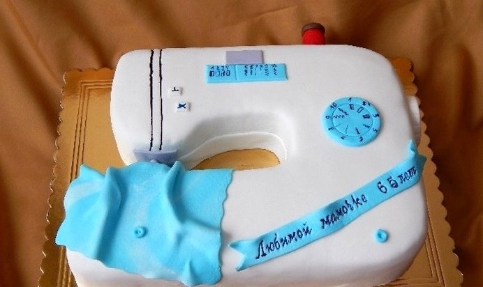 Торт Швейная машинка