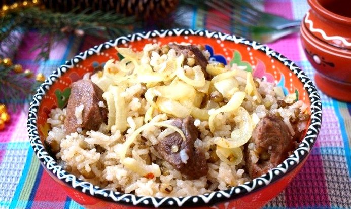 Плов из телятины