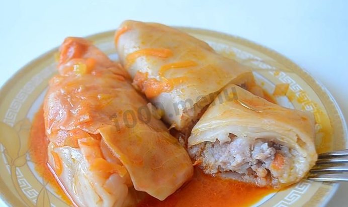 Голубцы из молодой капусты