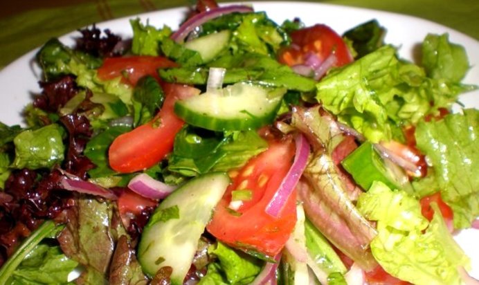 Салат к запеченной курице