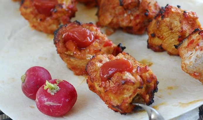 Красный шашлык из свинины