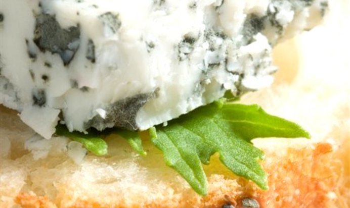 Бутерброд с сыром и грецкими орехами