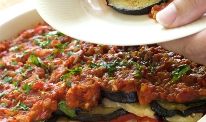 Запеканка из баклажанов