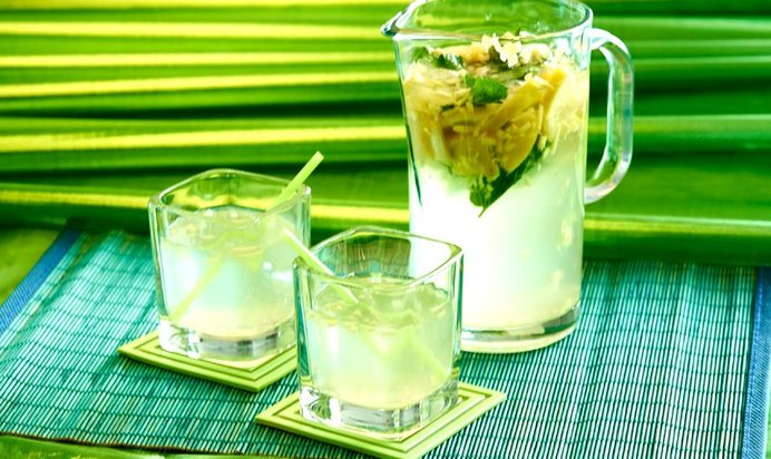 Освежающий мятно-имбирный лимонад