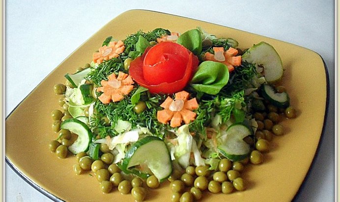 Салат Цветущий июнь