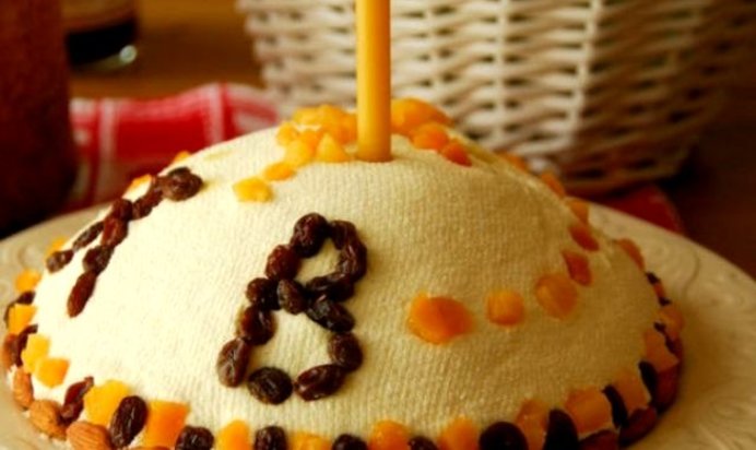 Творожная пасха без выпечки