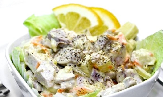 Салат с молоками лососевых рыб