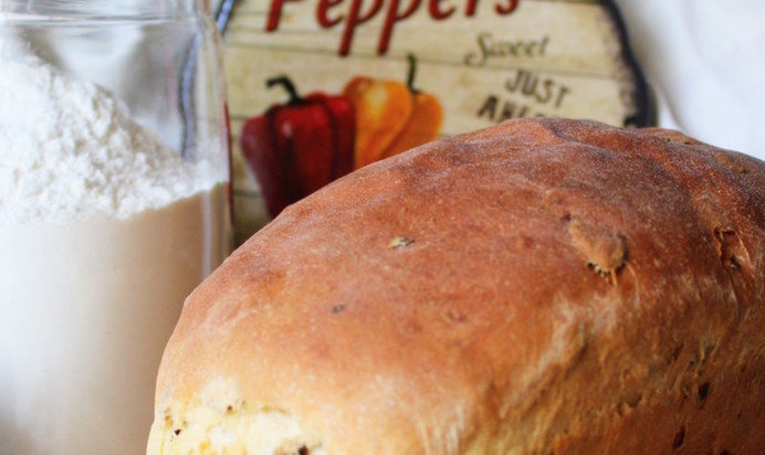 Хлеб с болгарским перцем