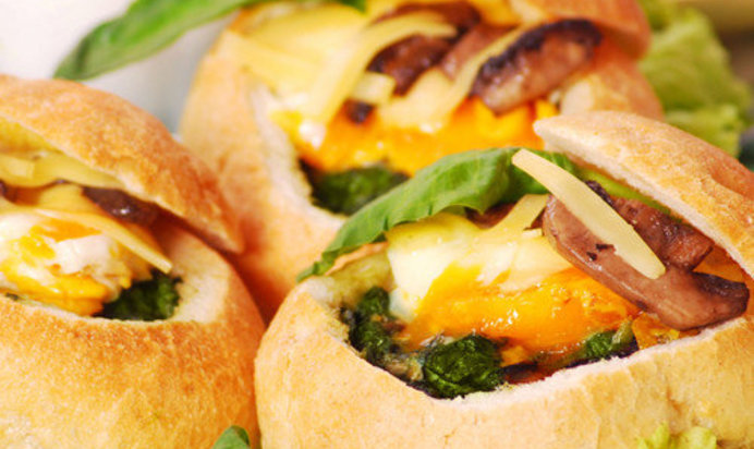 Панини с салатом