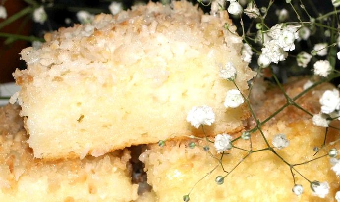 Кокосовый пирог на кефире