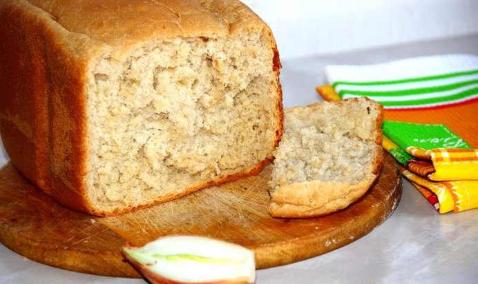 Французский луковый хлеб в хлебопечке