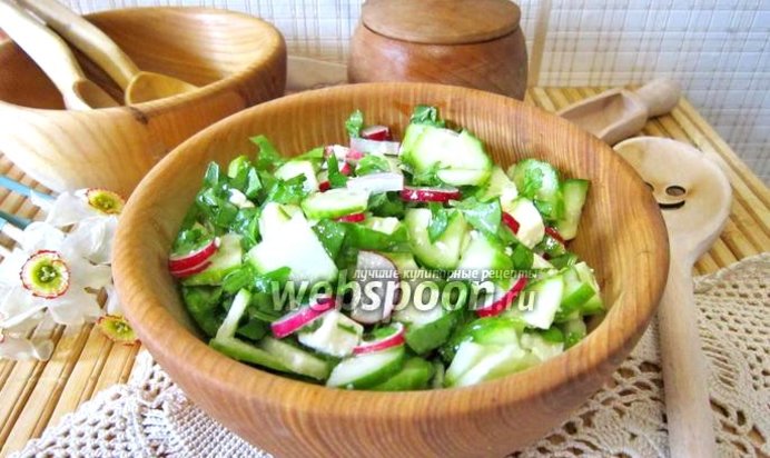 Салат со щавелем витаминный