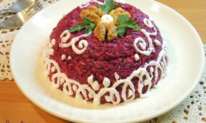 Салат свекольный