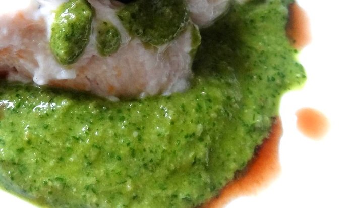 Соус песто с бальзамическим уксусом