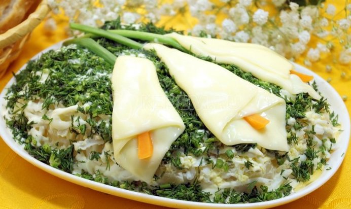 Салат «Каллы»