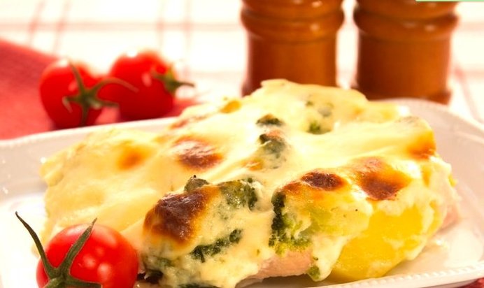 Диетическая запеканка из индейки