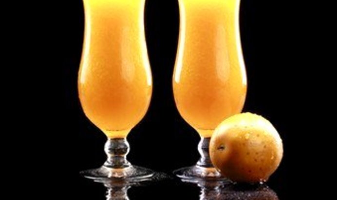 Апельсиновый пунш с маракуйей и личи