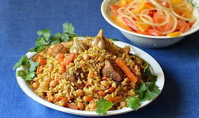 Плов с нутом