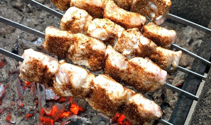 Шашлык из рыбы