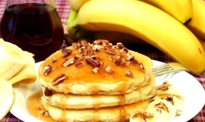 Банановые оладьи