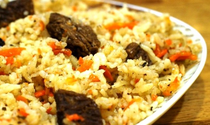 Плов из говядины