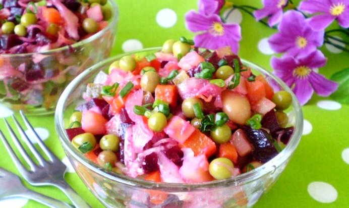 Винегрет рецепт классический с горошком