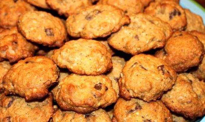 Печенье с бананом