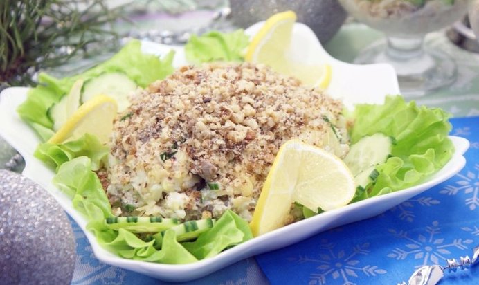 Салат «Новогодняя горка»