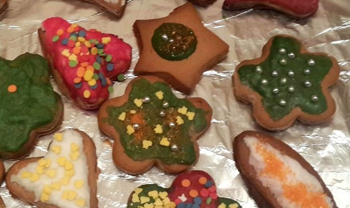 Имбирное новогоднее печенье