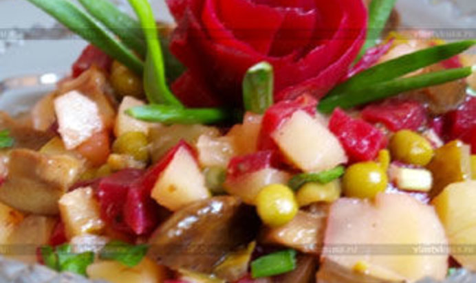 Салат из кипрея (Иван-Чая)