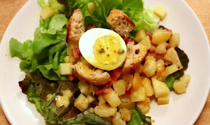 Салат Сытный с ветчиной