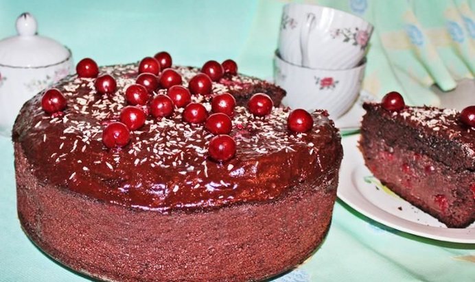 Торт Пьяная вишня