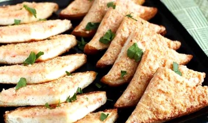 Креветочные тосты