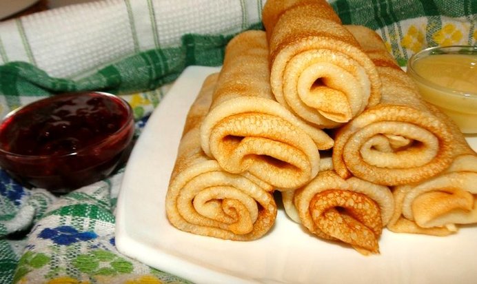 Блины на кефире и ряженке