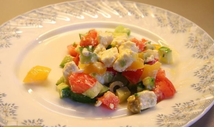 Салат Шопский сладкий перец