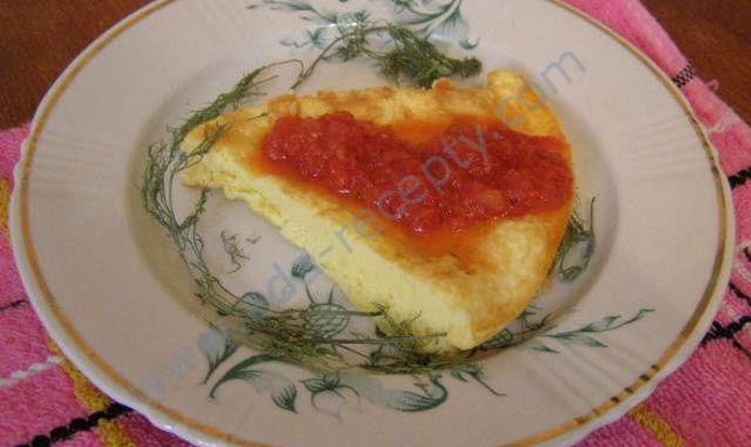 Омлет с мукой и молоком