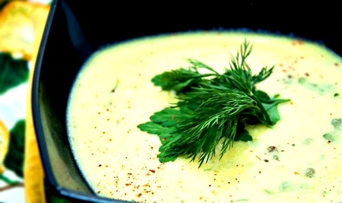 Сырный суп-пюре