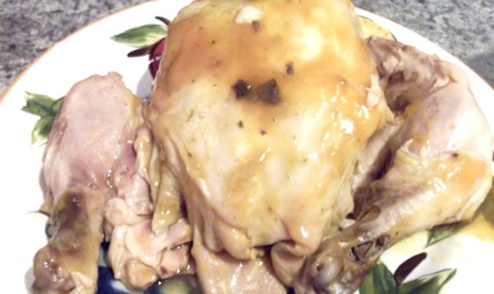 Цыпленок с грибами и сыром Моцарелла