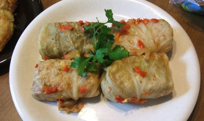 Голубцы с фаршем и рисом