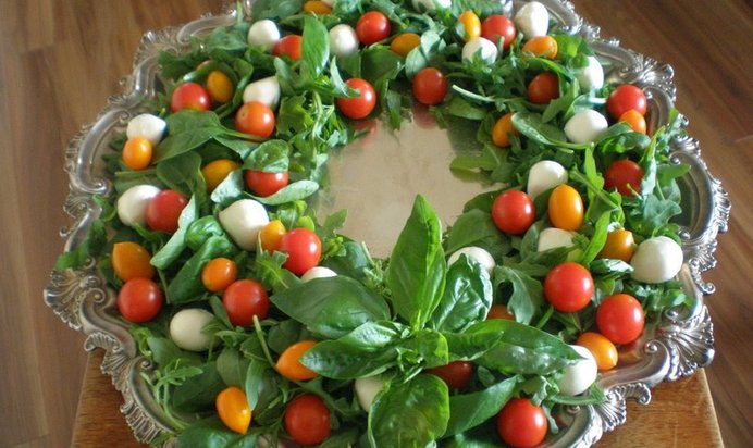 Салат Новогодний венок