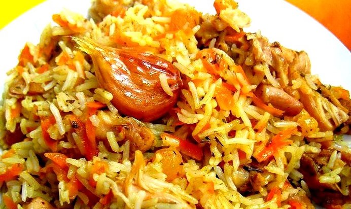 Плов с мясом в мультиварке