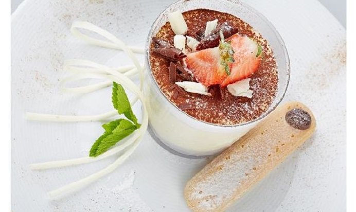 Клюквенный тирамису