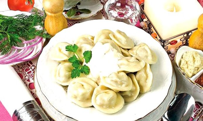 Пельмени со свежими грибами